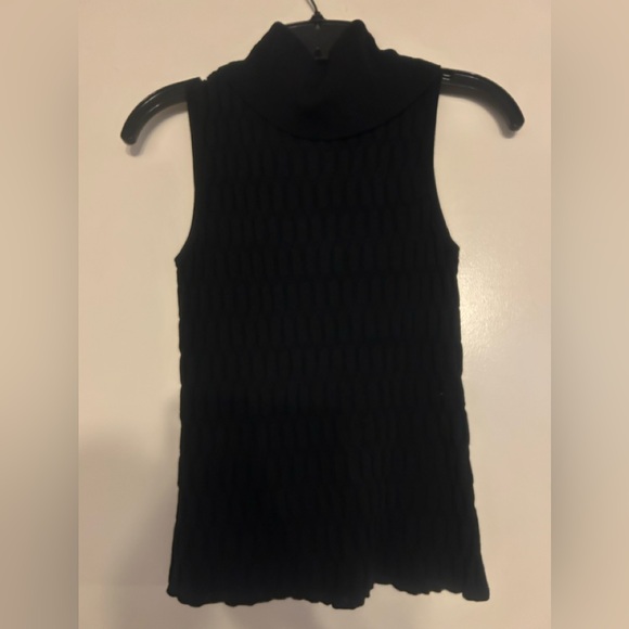 eva mendes for New York & Company Sweaters - Eva Mendes Black Sleeveless turtleneck sweater